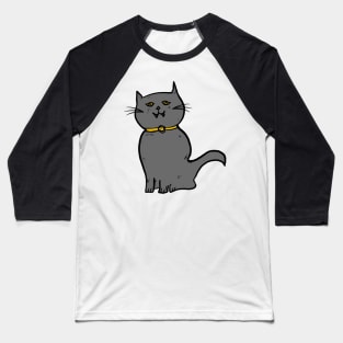 Cute Cat Baseball T-Shirt